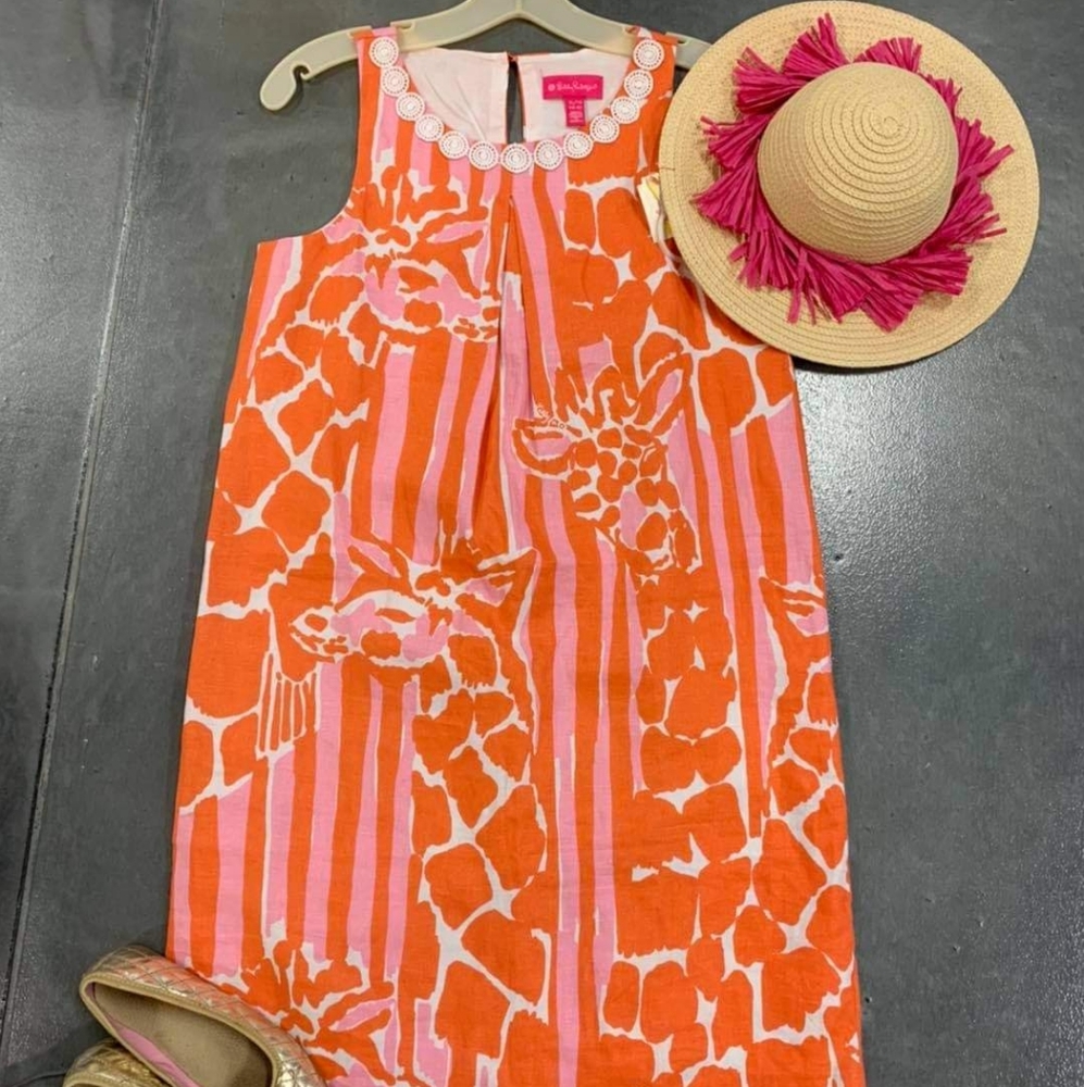 NWT Lilly Pulitzer Target Giraffe Shift Dress, XL